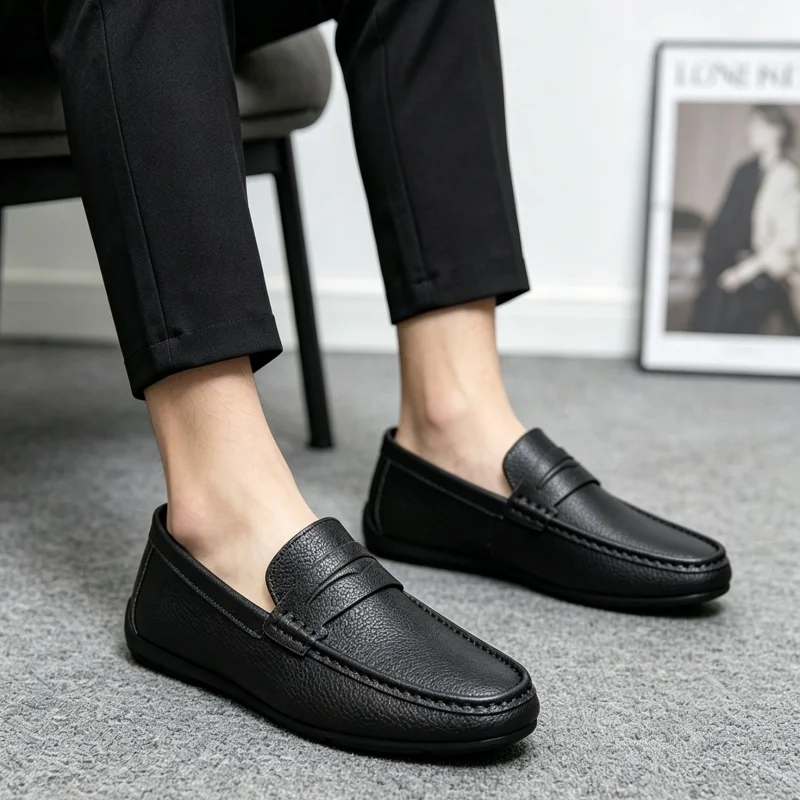 Classic Design Casual Shoes Fo - Suede Loafers Men recension och pris