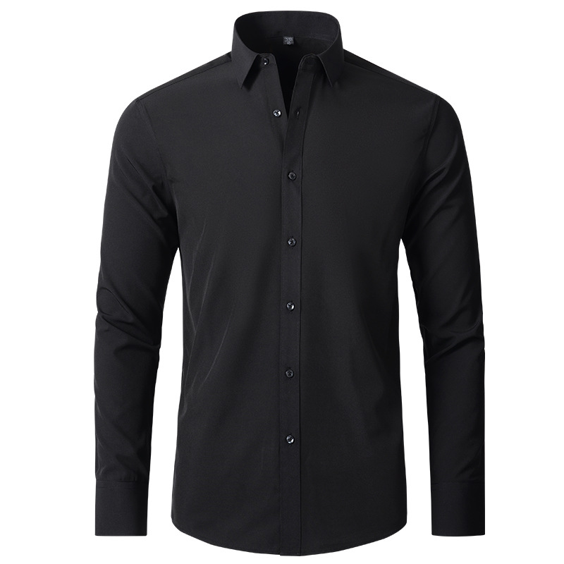 Slight Elasticity Men's Long-s - Dress Shirt Non-Iron recension och pris