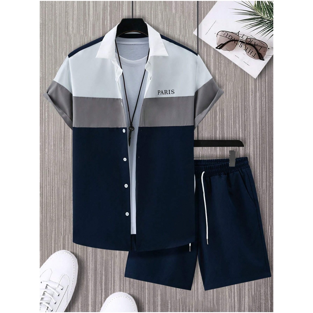 Men's Fashion Suit Blue And Wh - Men'S Fashion Essentials recension och pris