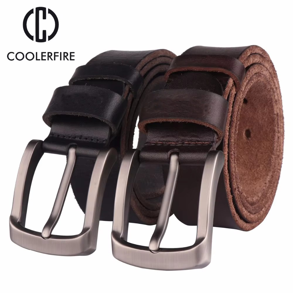 CCOOLERFIRE Men Belt Full Grai - Leather Belt Braided recension och pris
