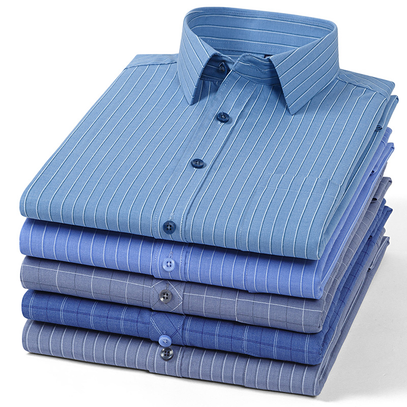 Large Size 7XL-6XL-5XL Men's B - Dress Shirt Non-Iron recension och pris