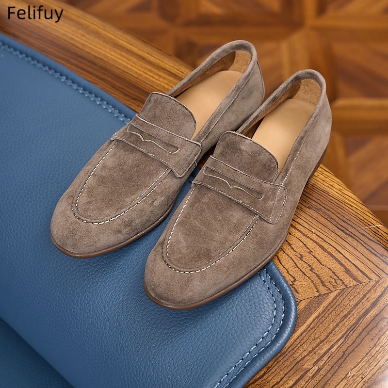 Men‘s Comfortable Lightweight  - Suede Loafers Men recension och pris